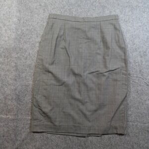 Paul Stuart Skirt Womens Small? Gray Pencil Wool Office Career